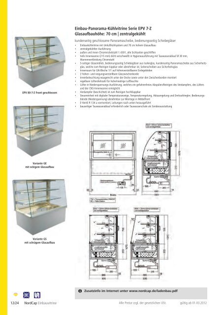 NordCap Kühltechnik - Gesamtprogramm 2012/ 13 - Profitechnik für ...