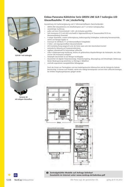 NordCap Kühltechnik - Gesamtprogramm 2012/ 13 - Profitechnik für ...