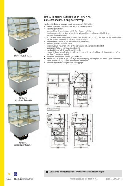 NordCap Kühltechnik - Gesamtprogramm 2012/ 13 - Profitechnik für ...