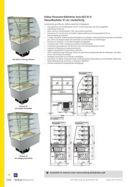 NordCap Kühltechnik - Gesamtprogramm 2012/ 13 - Profitechnik für ...