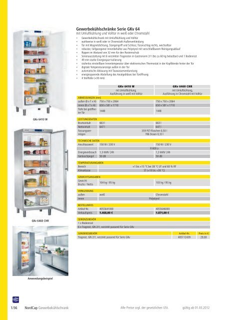 NordCap Kühltechnik - Gesamtprogramm 2012/ 13 - Profitechnik für ...