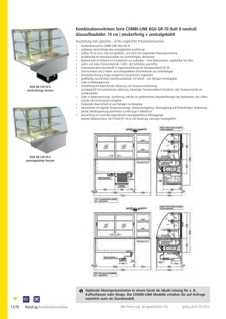 NordCap Kühltechnik - Gesamtprogramm 2012/ 13 - Profitechnik für ...