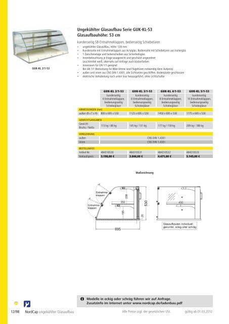 NordCap Kühltechnik - Gesamtprogramm 2012/ 13 - Profitechnik für ...