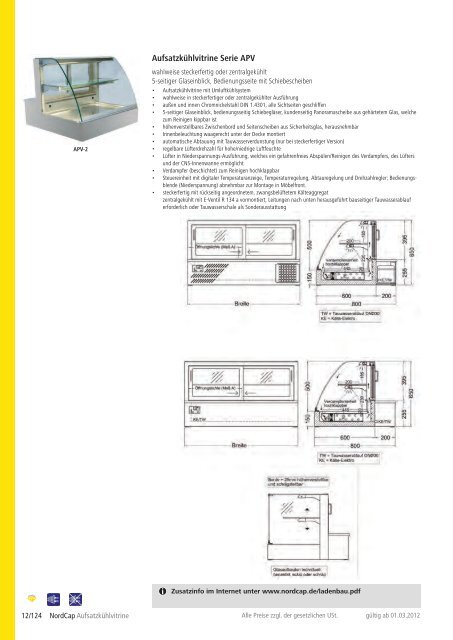 NordCap Kühltechnik - Gesamtprogramm 2012/ 13 - Profitechnik für ...