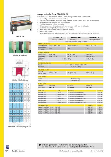 NordCap Kühltechnik - Gesamtprogramm 2012/ 13 - Profitechnik für ...