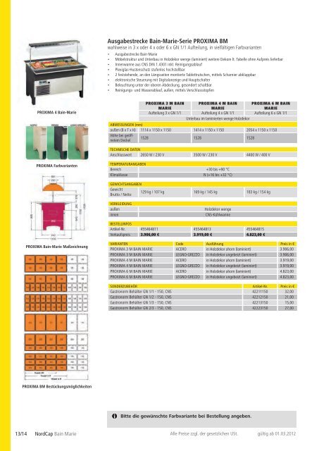 NordCap Kühltechnik - Gesamtprogramm 2012/ 13 - Profitechnik für ...