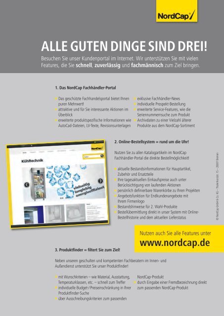 NordCap Kühltechnik - Gesamtprogramm 2012/ 13 - Profitechnik für ...