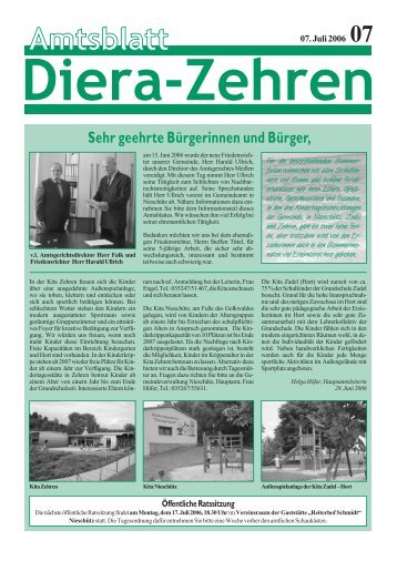 Informationen - Diera-Zehren