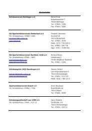 Schützenverein Bahlingen eV Bernd Ernst Schochenwinkel 7 79353 ...