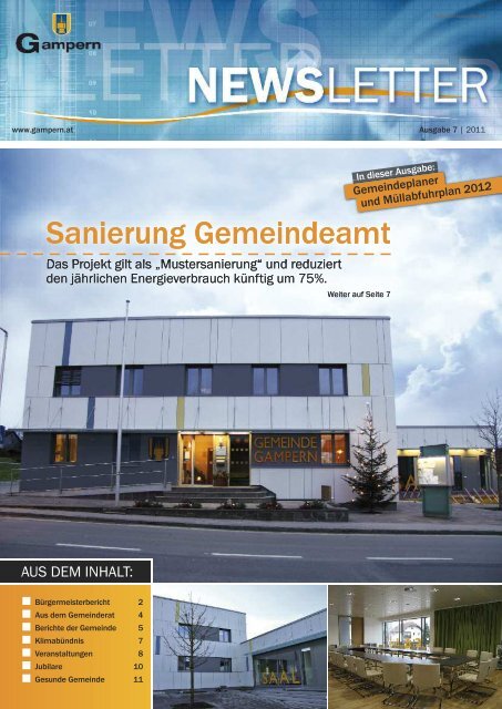 Sanierung Gemeindeamt Sanierung Gemeindeamt - auf der ...