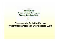 Westmittelfränkischer Energiepreis 2009