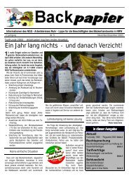 Backpapier - NGG Landesbezirk NRW