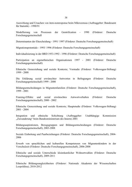 Curriculum vitae - Fakultät für Sozialwissenschaften - Universität ...