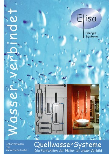 Wasserbelebung auf natürliche Weise Vortrag von Natur