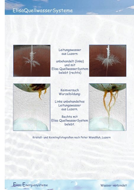 Wasserbelebung auf natürliche Weise Vortrag von Natur