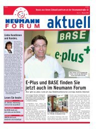 Stressfrei einkaufen! - Neumann Forum