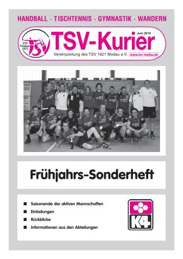 handball · tischtennis · gymnastik · wandern - TSV Modau