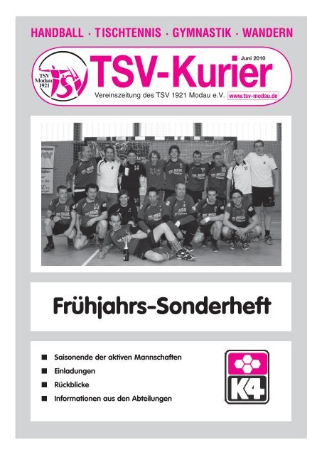 handball · tischtennis · gymnastik · wandern - TSV Modau