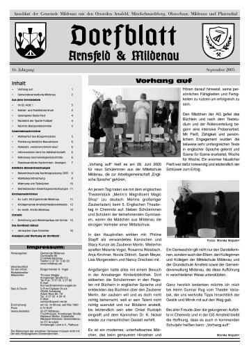 Dorfblatt September 2005.indd - Mildenau