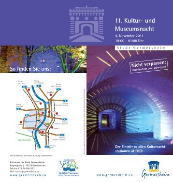 11. Kultur- und Museumsnacht - Germersheim