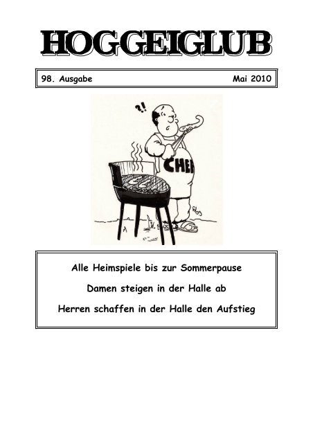 Ausgabe Mai 2010 - zum HC Schweinfurt