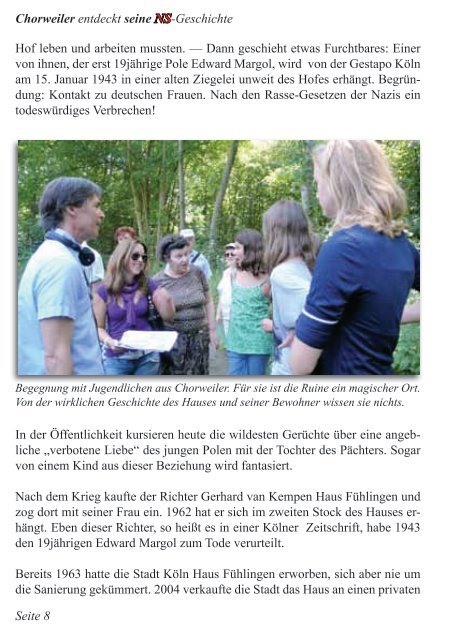 Chorweiler entdeckt seine NS-Geschichte - Köln-Vernetzt