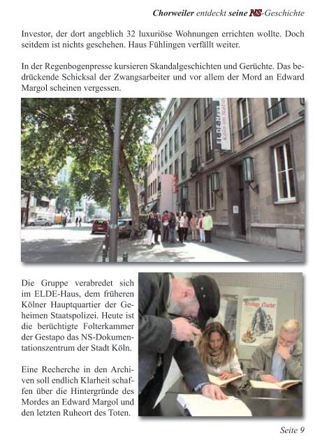 Chorweiler entdeckt seine NS-Geschichte - Köln-Vernetzt