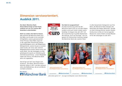 Dimension teamorientiert - Münchner Bank eG