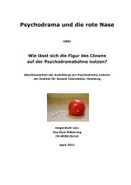 Psychodrama und die rote Nase - ISI - Institut für Soziale Interaktion