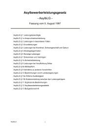 Asylbewerberleistungsgesetz - AsylbLG - - DIM-Net eV