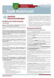 Amtsblatt - Rudolstadt