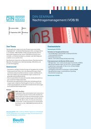 Nachtragsmanagement VOB/B (pdf) - DIN.bauportal