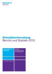 Bericht und Statistik 2010 - Diakonie Sachsen
