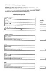 Fragebogen/Antrag zum Einheimischenmodell ... - Dießen