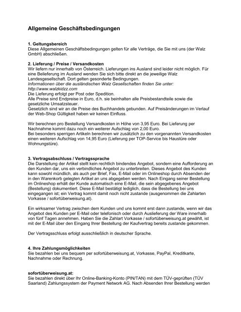 Baby Walz Deutschland Spielzeug Shop Walzkidzz