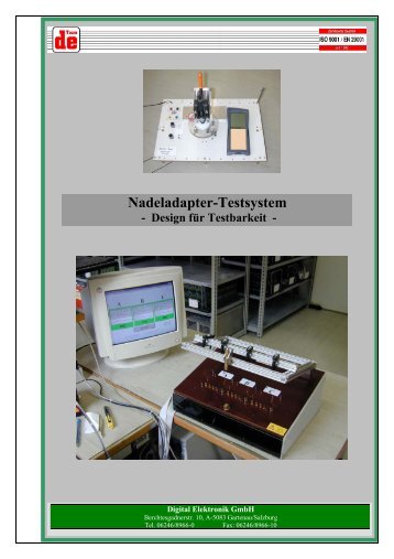 Nadeladapter-Testsystem - Digital Elektronik GmbH