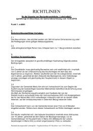 Vergaberichtlinien-GV Beschluss vom 13.09.2010.