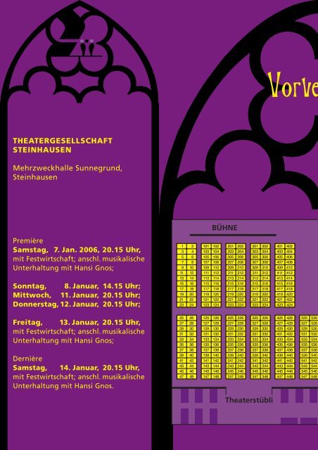 Programm download - Theatergesellschaft Steinhausen