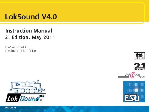 LokSound V4.0 ESU User Manual (1261kb .pdf - Hornby