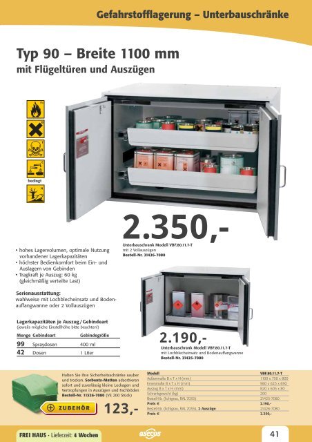 Gefahrstofflagerung und Handling 2009