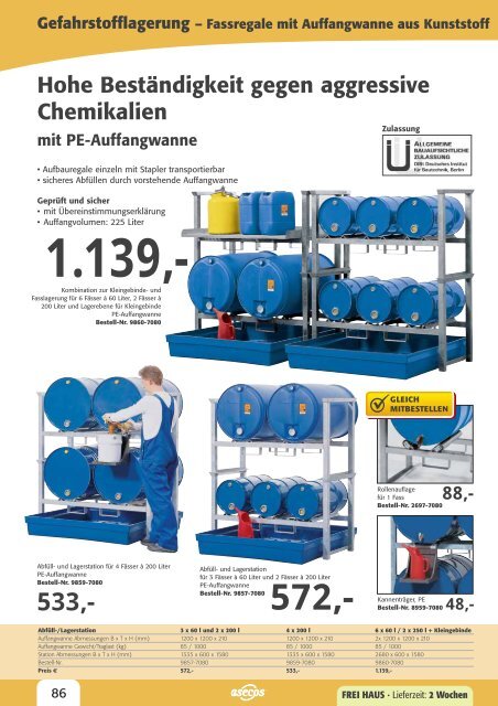 Gefahrstofflagerung und Handling 2009