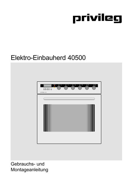 Elektro-Einbauherd 40500