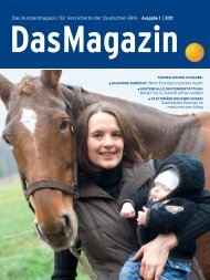 Das Magazin 1|2011 (PDF, 3.1 MB) - Deutsche BKK