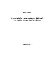 Lehrbriefe zum alpinen Skilauf - Prof. Dr. phil Horst Tiwald