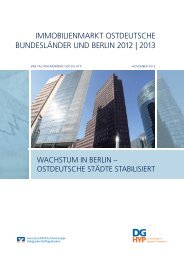 immobilienmarkt ostdeutsche bundesländer und berlin ... - DG Hyp