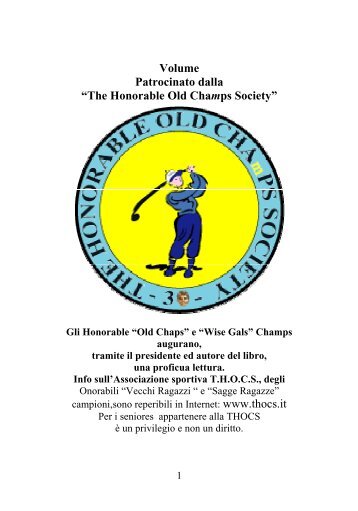 Lag - Gussie Nur Tsuig IL GOLF - The Honorable Old Champs Society