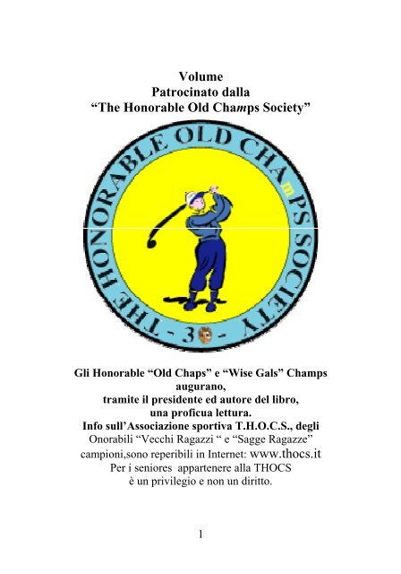 Lag - Gussie Nur Tsuig IL GOLF - The Honorable Old Champs Society