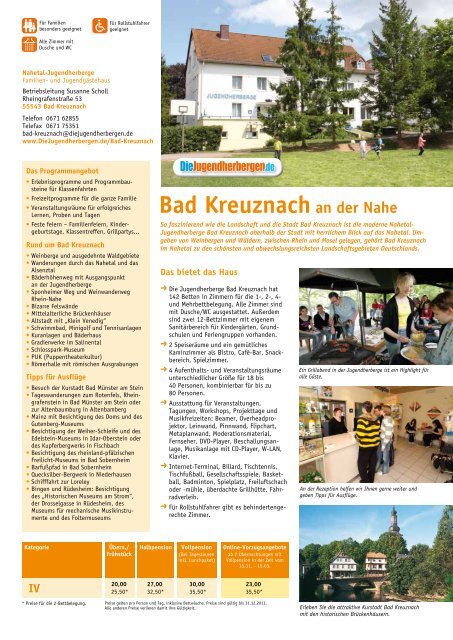 Bad Kreuznach an der Nahe - Jugendherberge