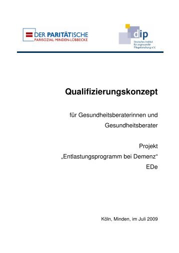 Qualifizierungskonzept - Deutsches Institut für angewandte ...