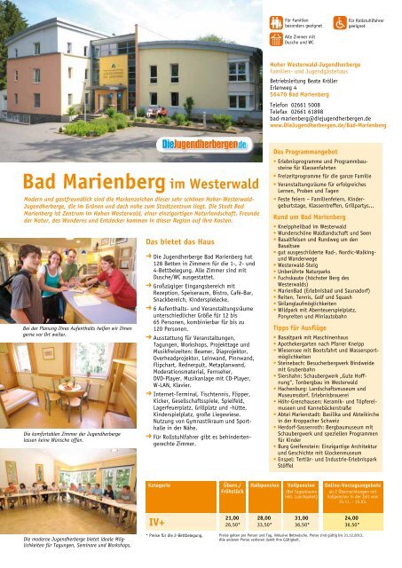 Bad Marienberg im Westerwald - Jugendherberge